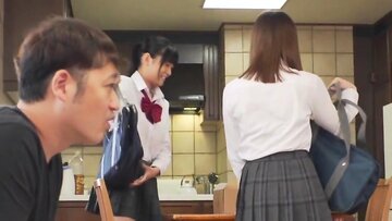 Sexy Student Babes Rides For Three way Asian Love