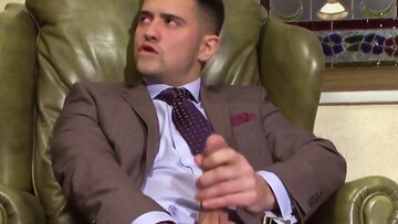 Strong anal with two males in very magnificent expensi