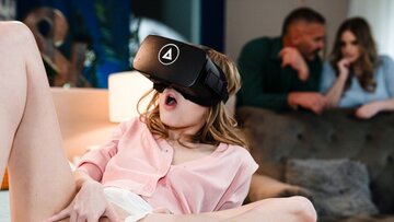 Stepdads rod is better than VR porn