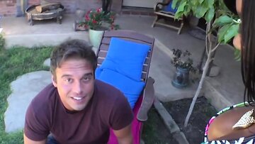 Blooming black charm Melody Nakai fucked by massi