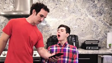 Fetish stepdad barebacks twink and cumshots on his c