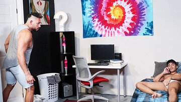 Lustful stepfather is obsessed with stepson love life