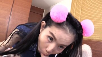 Good blow job by grand boobs Asian tranny