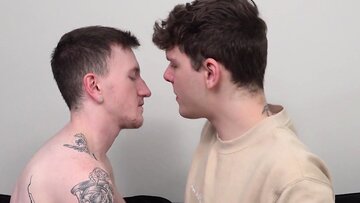 Twink Ethan Tate grabbed his titanic cock and aimed f