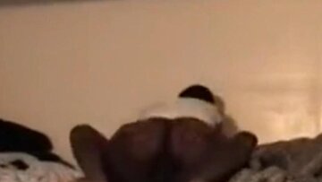 Ebony Aunt and Uncle shagging in guest room