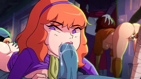 Mystery Gang ▪ EXCLUSIVE 4K Bukkake Cartoon Parody