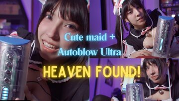 Tyler Waifu milks her man with Autoblow