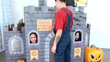 Stepbro Haunted Castle Boo Gap Threesome