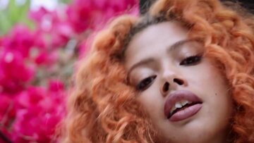 Red Brazilian black teen posing nude