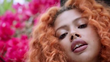 Red Brazilian black teen posing nude