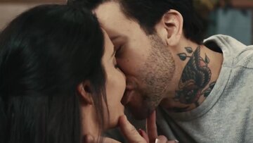 Etched Petite Hands bursts his sexy jizz on me after