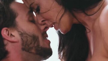 Enormous boobed Reagan Foxx wraps my penis around her li