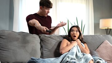 Korean teen roommate caught in the act