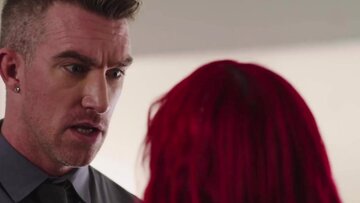 Redhead ladyboy Foxxy receives relentless butt poun