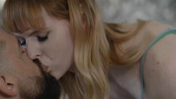 Bearded hottie Alpha Wolfe chokes me while plowing