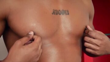 Click this video to watch ebony jock Jacen Zhu choki