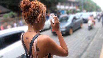 Trip to Bali with his substantial booty Thai GIRLFRIEND