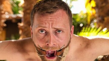 Bound Peter Pean Fucked After a Flogging