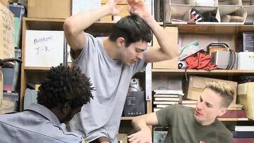 Perps4Sale. - Two Cute shoplifters plugged har