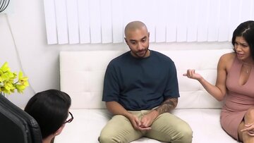 Latina Maya Farrell and her stepbro stop up in