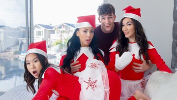 Stepsister surprised enormous penis stepbro