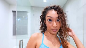 Tiny boobs stepsis Sarah Lace gets facial after