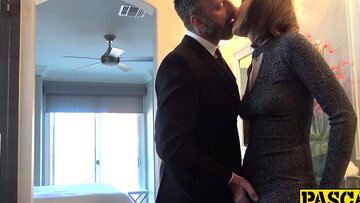 Naughty Brunette Teen Begs For Deep Fucking