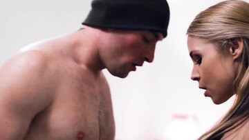 Sarah Vandella's jizz-on-boobs stepbro finale