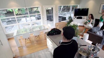 Triple Tease: Three Girls Go Down on One Massive Cock