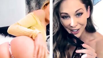 Cherie DeVille and Emma Hix have naughty fun on vi