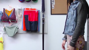 Inked thief Sadie Blake banged by security guard a