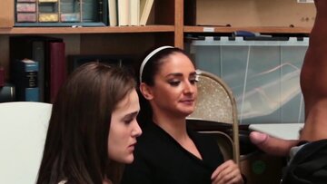 ShopliftersPunished. - Sexy COUGAR and her stepda