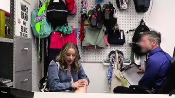 ShopliftersPunished. - Anna Claire's hung offic