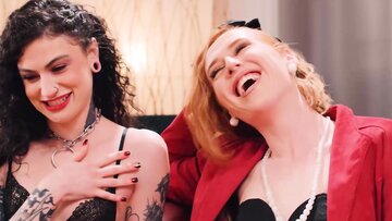 Lydia Black in Retro Gear Rides TS Shiri Allwood