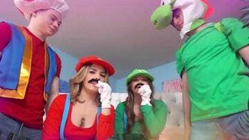 Teens Chanel Camryn and Mazy Myers crave to have m