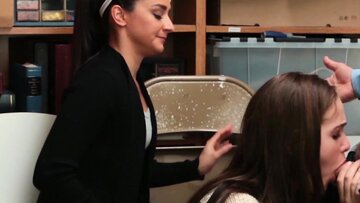 Two delinquent teens fucked roughly and facialized