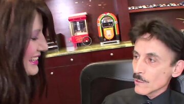 Stepdaughter Brook Foxxx fed cum after seducing st