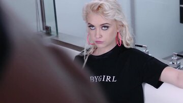 BlackCockLove. - Blonde bombshell's hairy pussy