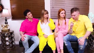 Scarlet Skies argues with her stepbrother so petit