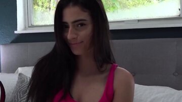 My Latina stepdaughter Jasmine Vega moans while I