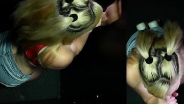 Sage Pilar’s First Gloryhole BJ Blowout