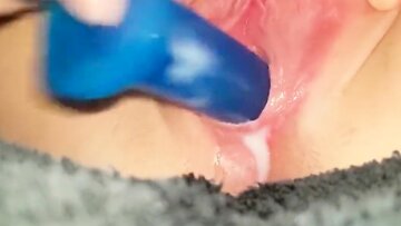 Solo Toying My Dripping Pulsating Pussy – Intense Creamy Orgasm