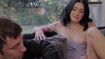 Charlotte Sins seduced during “questions”