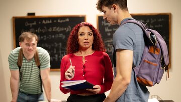 Horny MILF Teacher Double-Penetrated