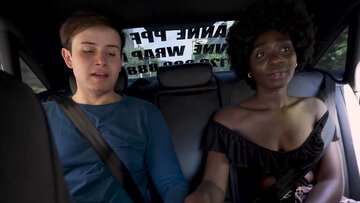 Fucking Busty Ebony Zaawaadi While Cucking Her Man