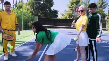 Tennis Match Turns Taboo