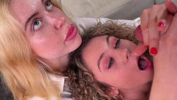 Chloe Cherry has a naughty lesson for Allie Addison