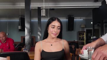 Ara Mix rides me in a restaurant toilet