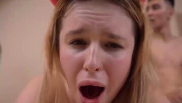 First anal threesome leaves anime teens screaming p3