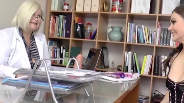 Teen Temptress Seduced by British Granny